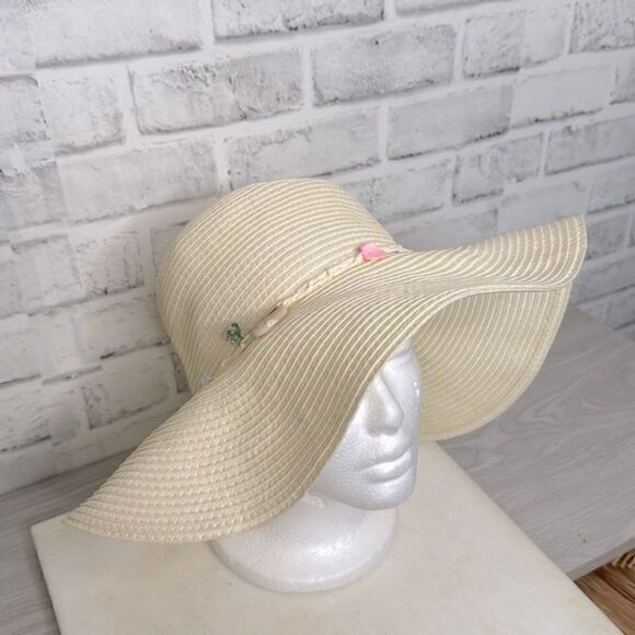 Island Beach Seashell Wide Sun Hat, Beach - Picture 1 of 5